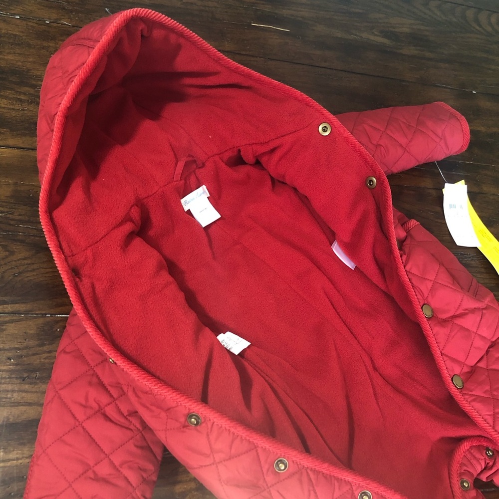 NWT Ralph Lauren Camden Red Quilted Snowsuit 6m - Picture 5 of 7